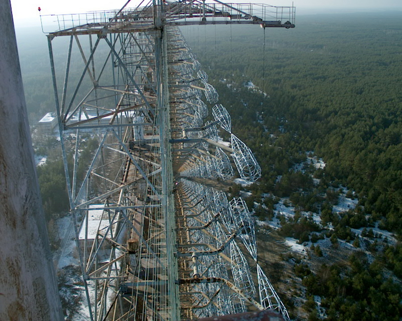 Russian Woodpeker a las afueras de Chernóbil. Wikimedia Commons